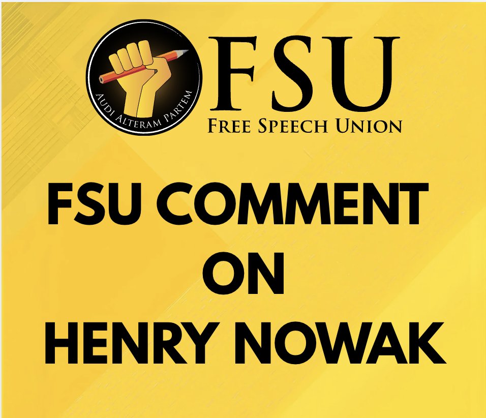 FSU External Affairs Officer Connie Shaw addresses the Henry Nowak case