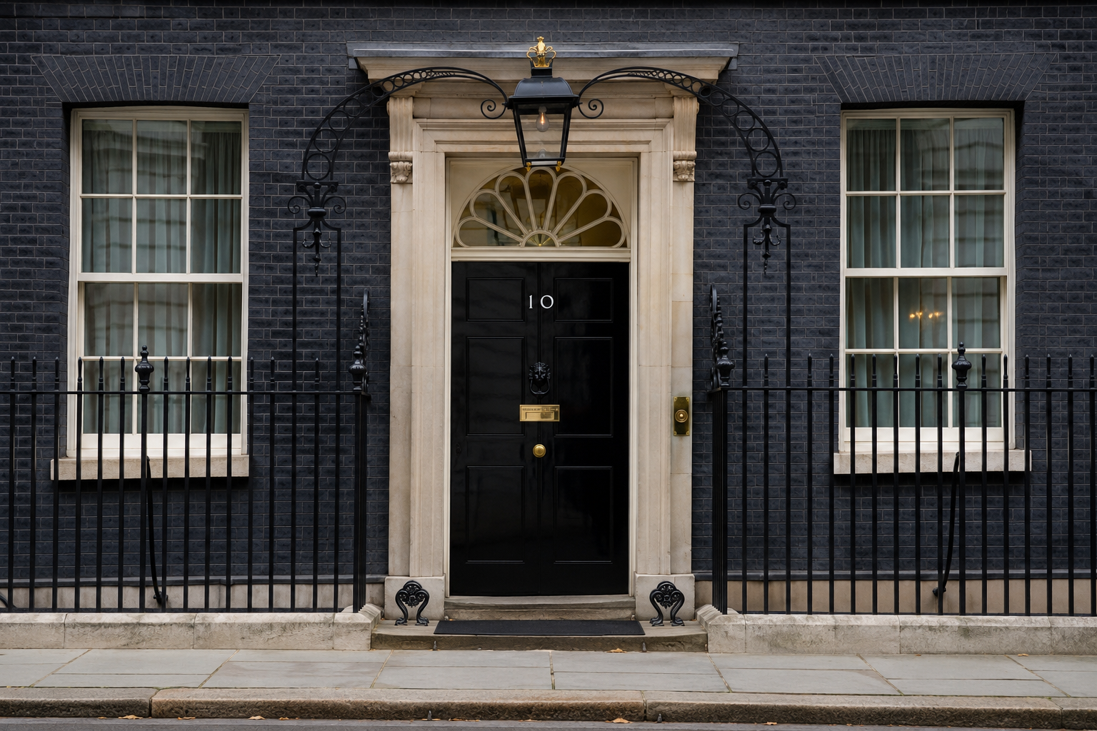 A picture of Downing Street.