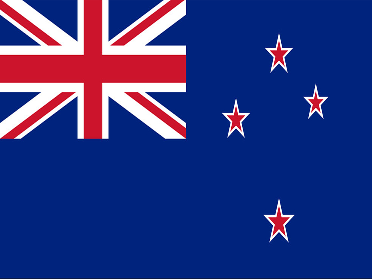 Australian and New Zealand flags vector isolate banner print illustration