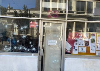 Police hunt suspect after Stella Creasy has windows smashed and ‘genocide’ graffiti daubed at office
