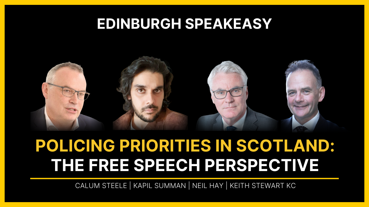 Policing Priorities: The Free Speech Perspective